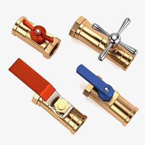 3ds max water pipe valve