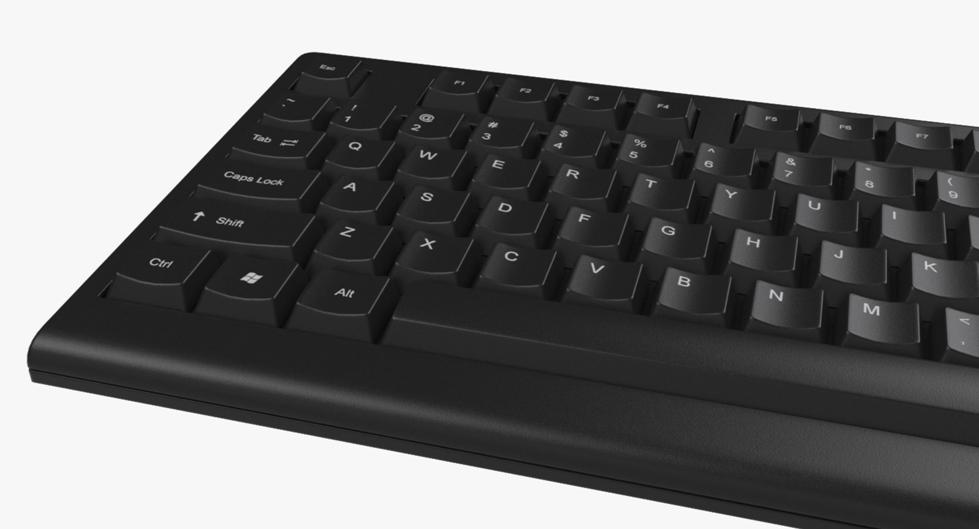 Generic Pc Keyboard Mouse 3d Model