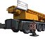 mobile crane liebherr rigging 3d model