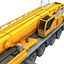 mobile crane liebherr rigging 3d model