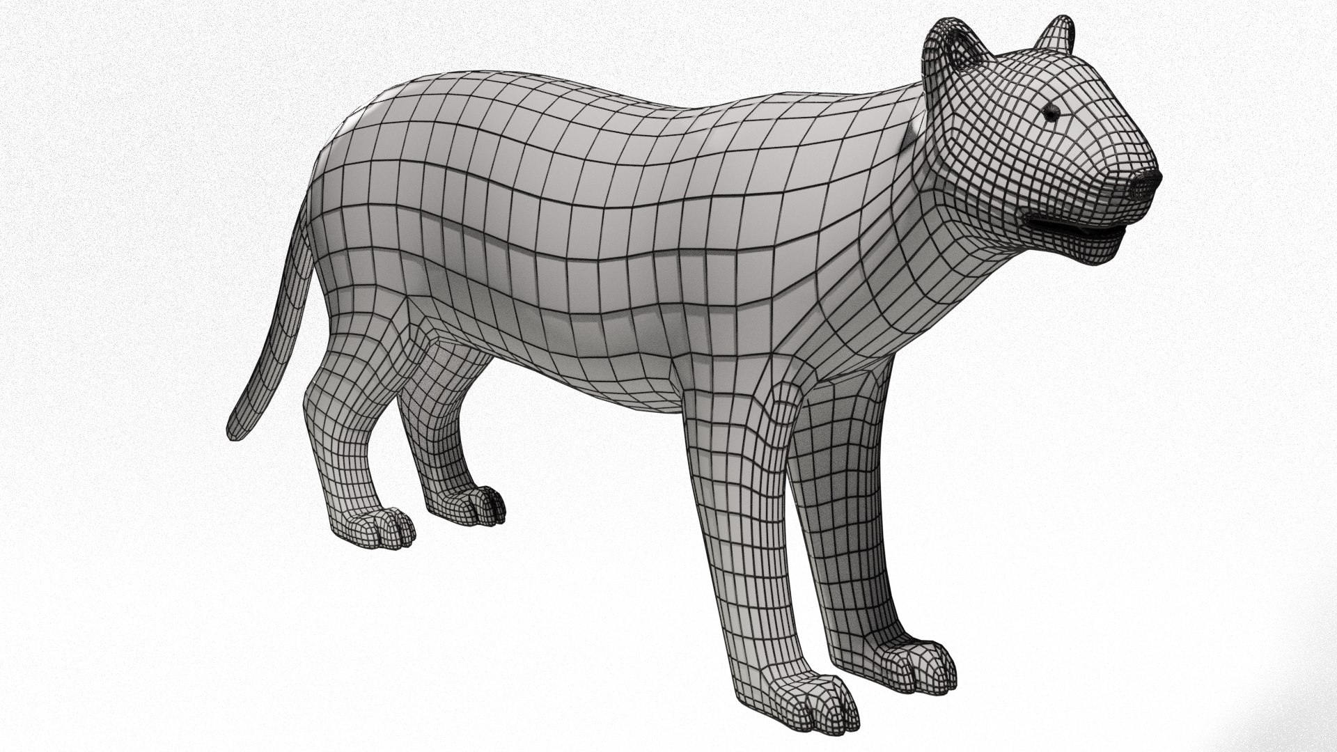 Cartoon Tiger 3D Model - TurboSquid 1841841