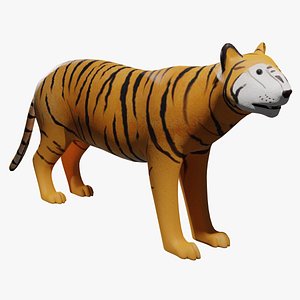 Cartoon Tiger 3D model