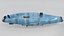 Kayak for fishing  Hobie Mirage Pro Angler 14 with 360 Camo Blue 3D model