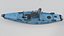 Kayak for fishing  Hobie Mirage Pro Angler 14 with 360 Camo Blue 3D model