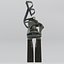 Kayak for fishing  Hobie Mirage Pro Angler 14 with 360 Camo Blue 3D model
