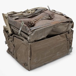 Crushed Scrap Metal 3D Scan 01