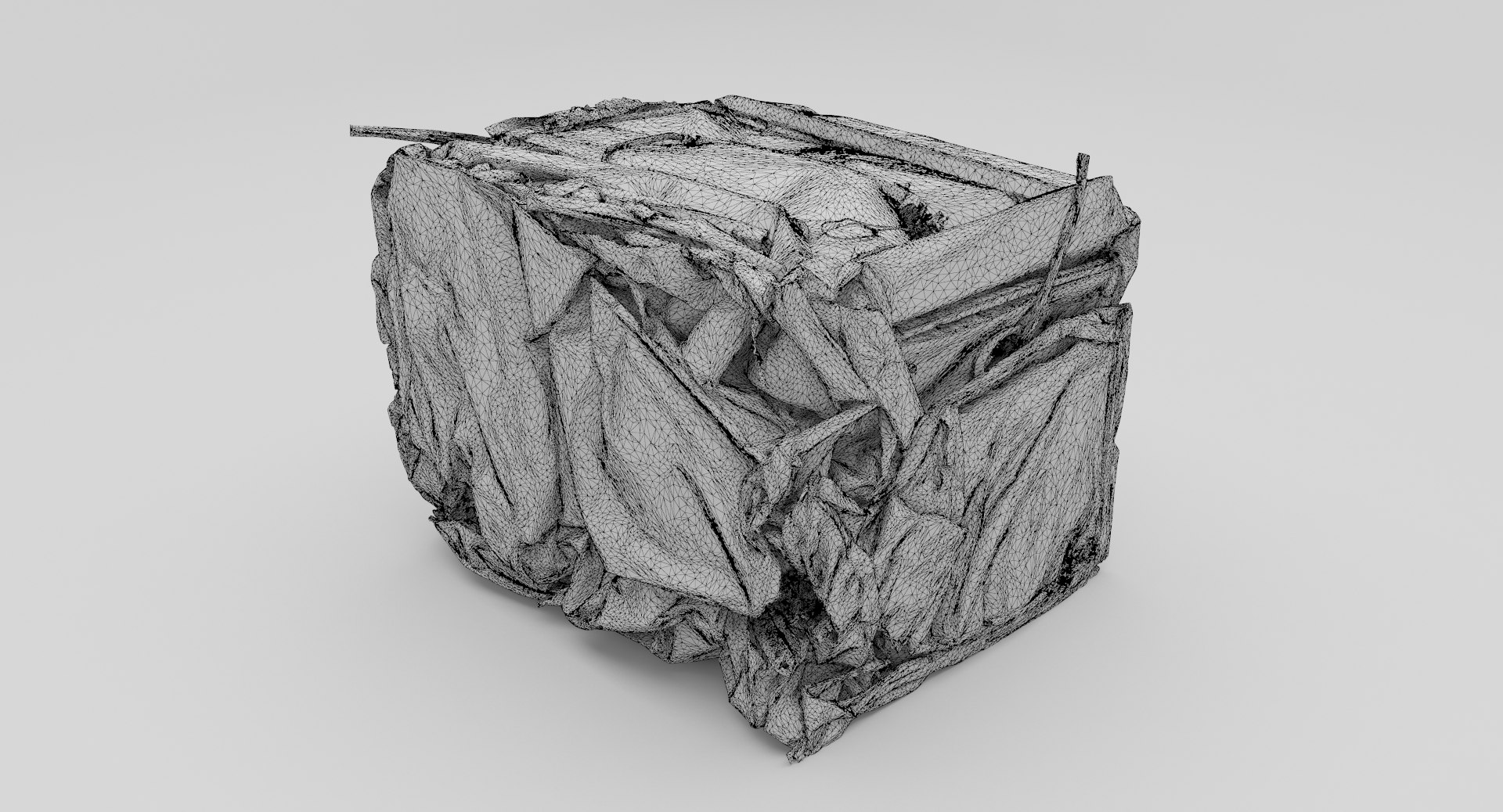 Crushed Scrap Metal Scan 3D - TurboSquid 1174685