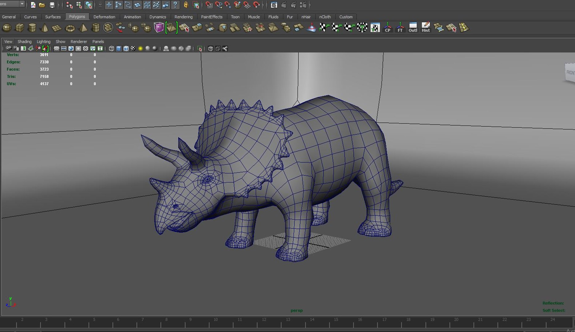 3D Cartoon Triceratops Ready Model - TurboSquid 1278425