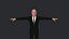 President Bill Clinton Hyper Realistic Full Body Fully Rigged 3D Character