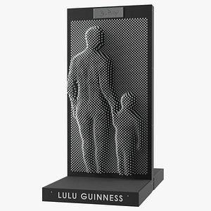 Lulu Guinness Pin Art Man with Child