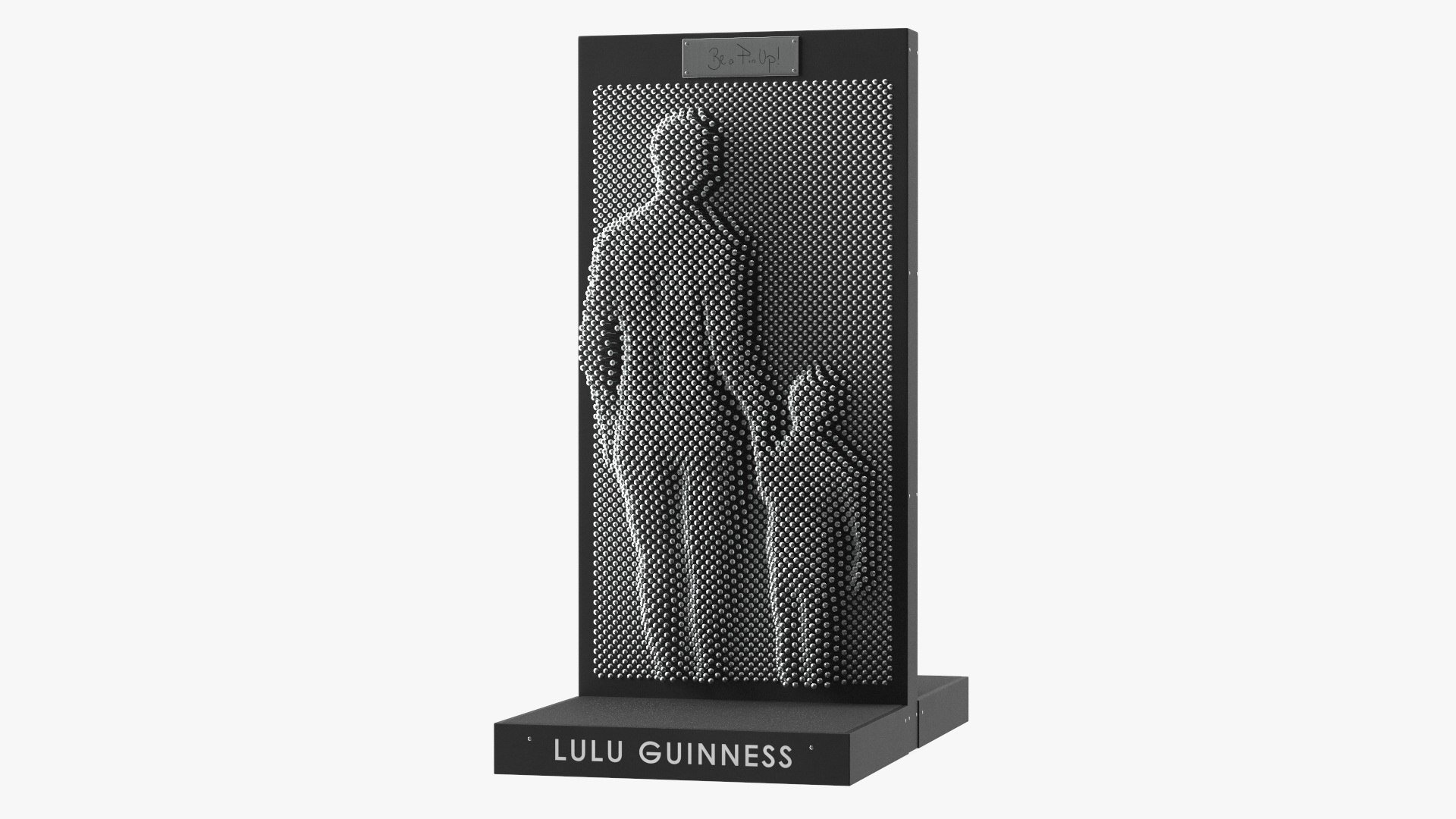 Lulu Guinness Pin Art Man with Child 3D model preview
