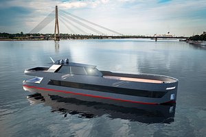 boat hydrofoil 3D model