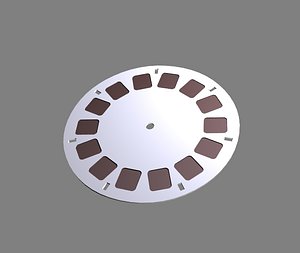 viewmaster disc 3d model