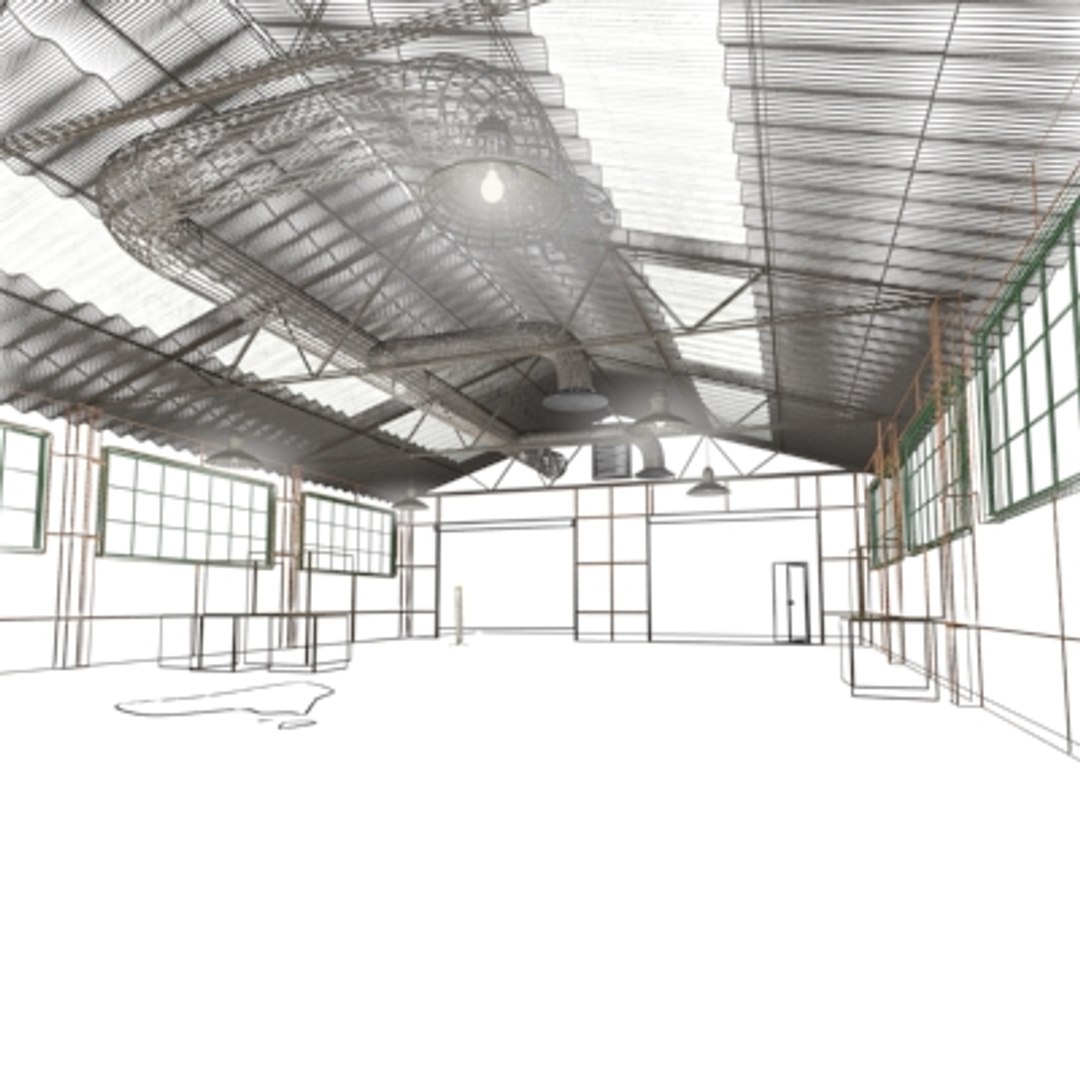 3d Industrial Unit Model