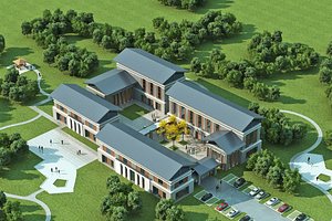 Courtyard Complex Exterior model