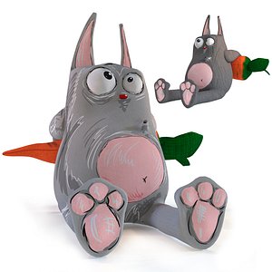 Greedy bunny toy