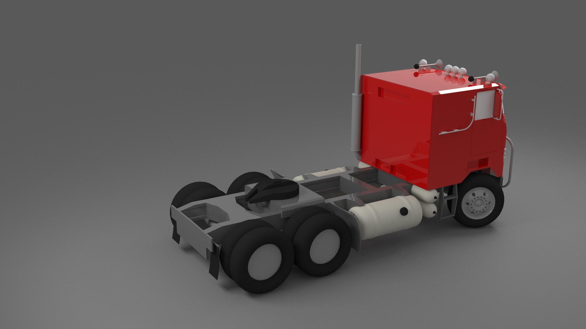 3D k100 trailer truck model - TurboSquid 1692004