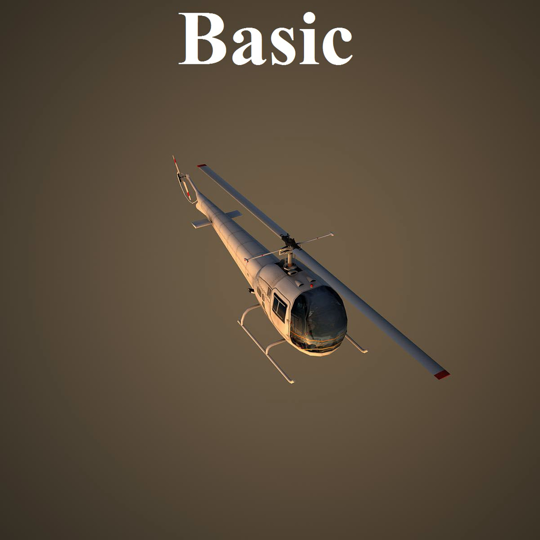 Bell 47j 3d Model