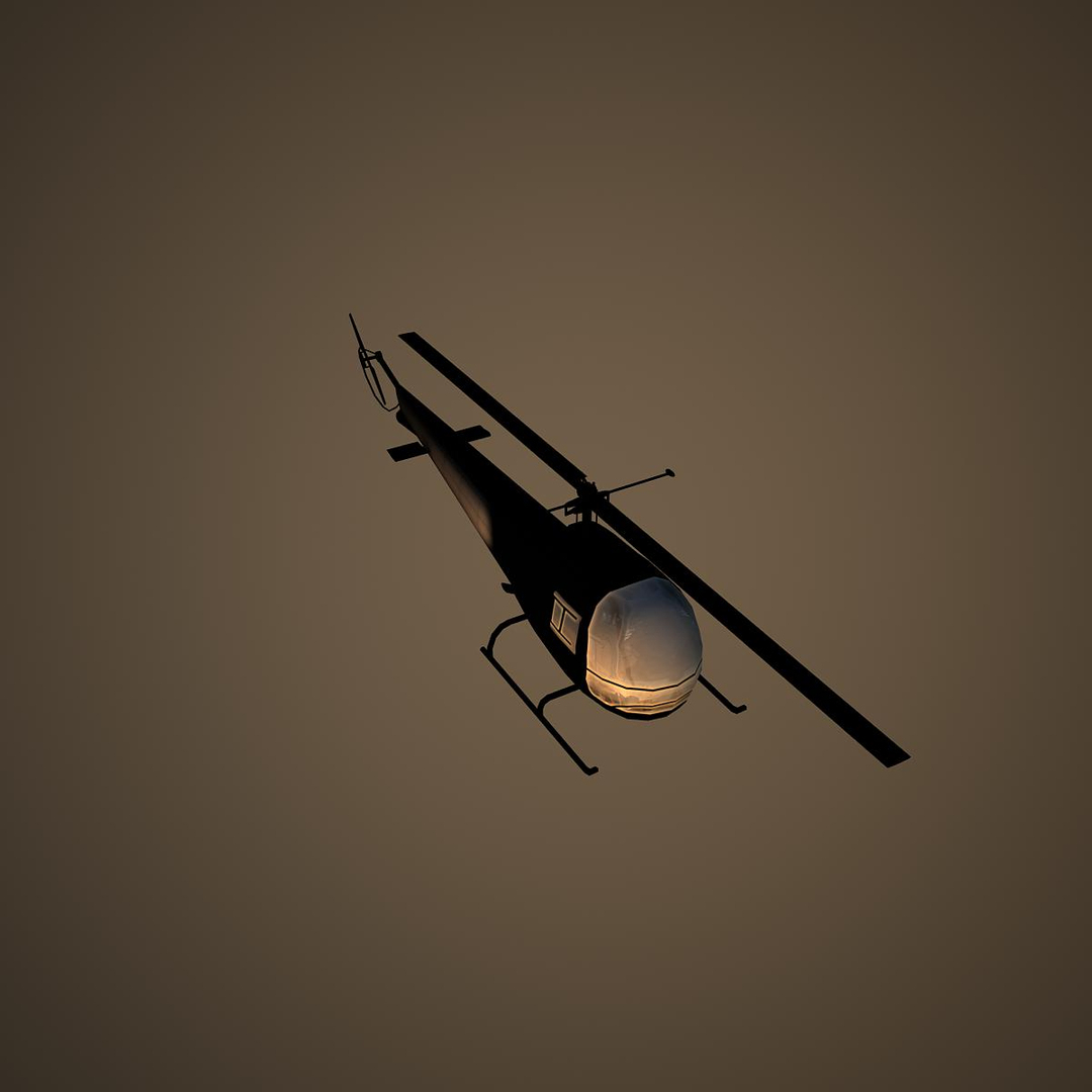Bell 47j 3d Model