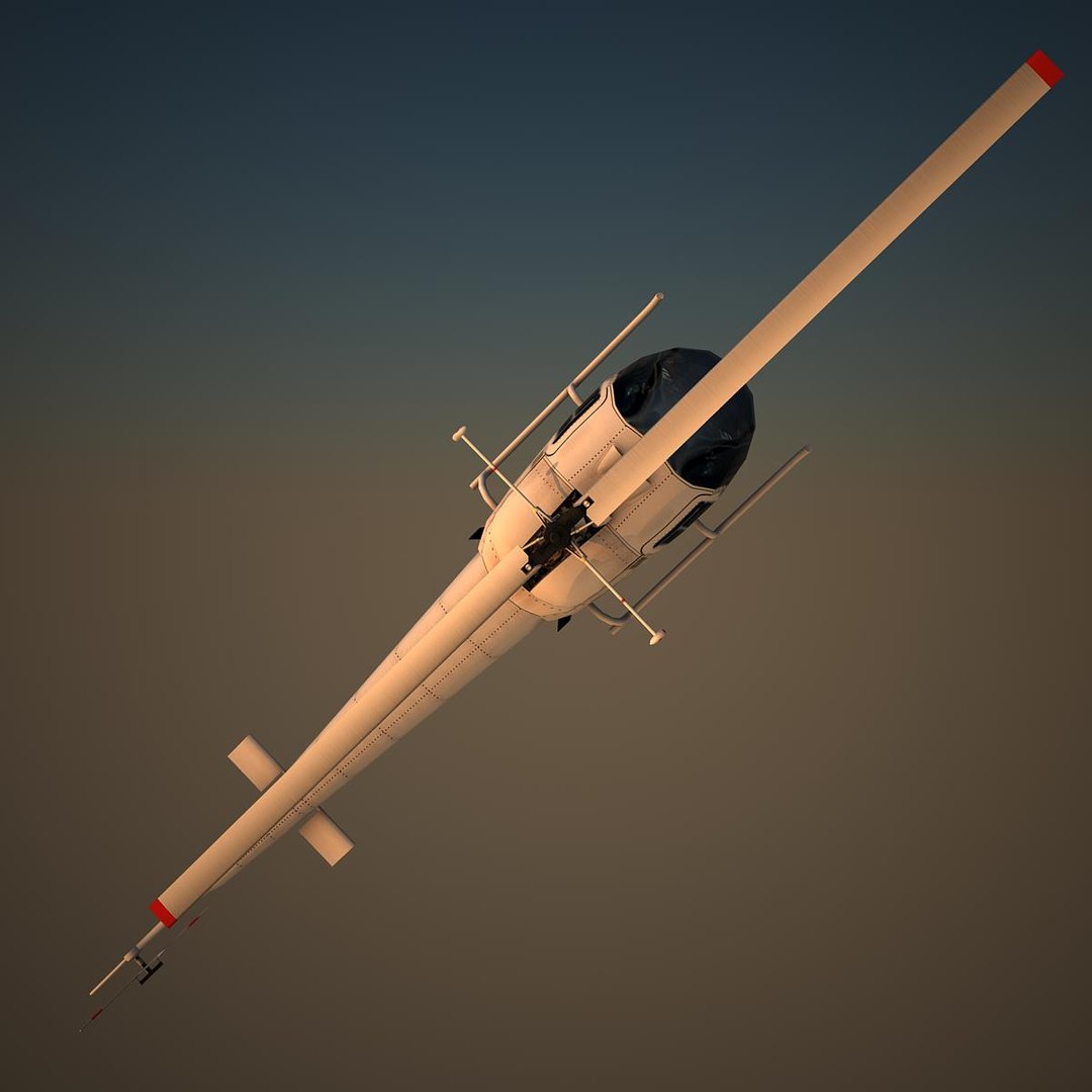 bell 47j 3d model