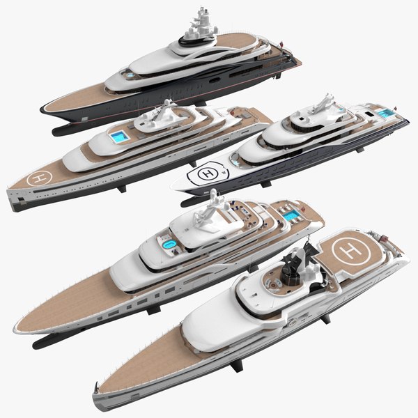 Feadship Yacht Collection 2023 3D model