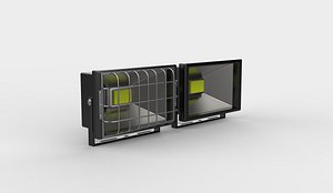 3D LED Floodlight 3D model