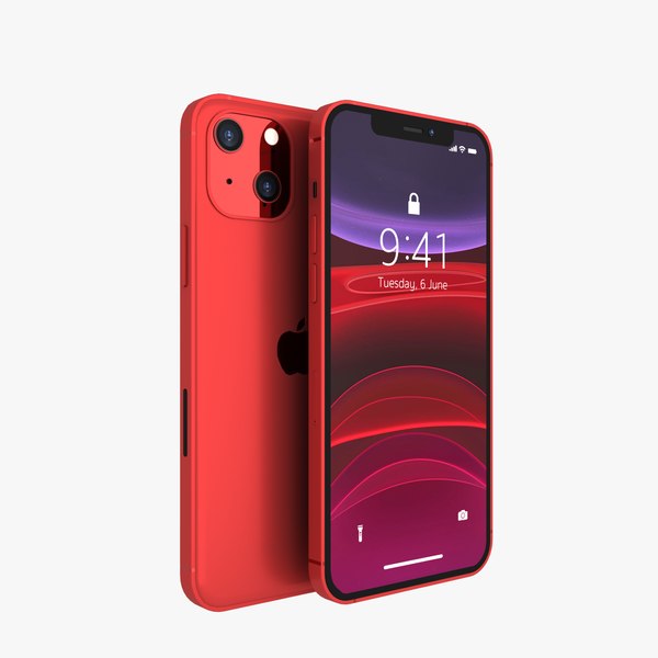 iPhone 13 Mini Red 3D model