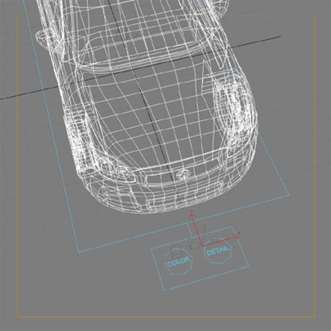 Scion 2007 Car 3d Model