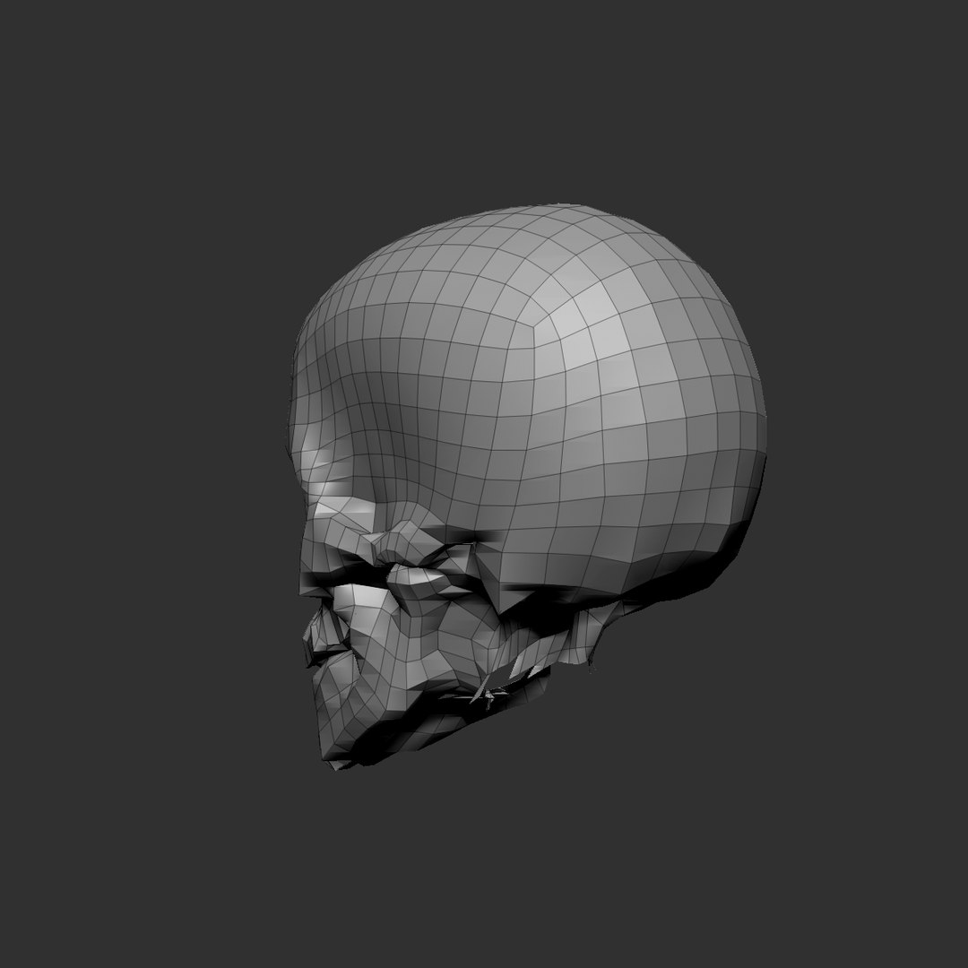 Scull 3d Obj