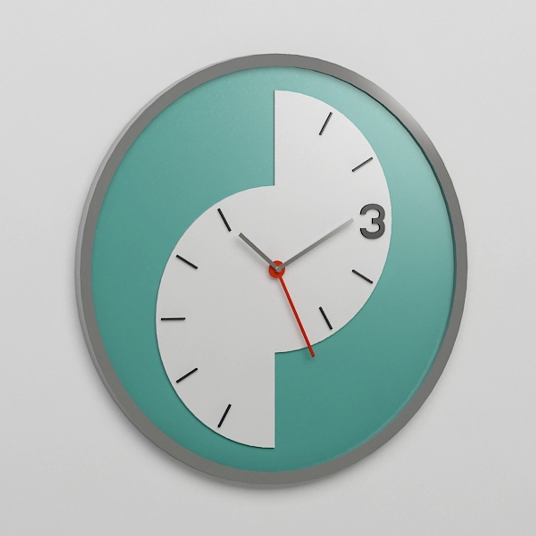 3d model of clock