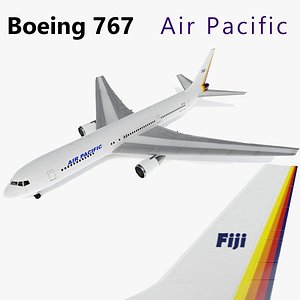 3d model 767 air