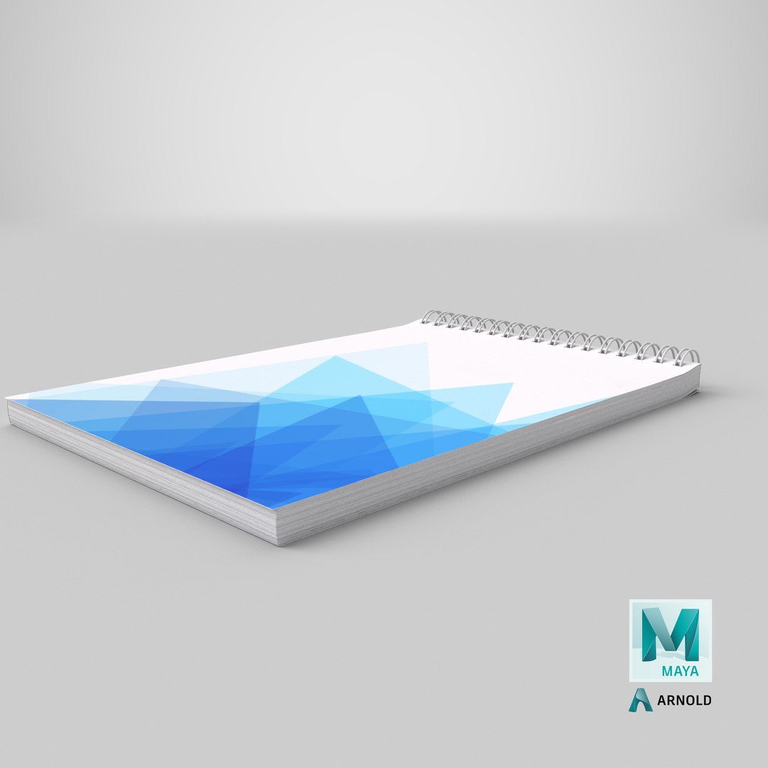 3D realistic spiral notebook https://p.turbosquid.com/ts-thumb/Wz/4vlnUD/YggW9FjH/stemcell_maya_arnold_render/png/1592418303/1920x1080/fit_q87/3630dfdc0cb1d9cfcc65606916a1c1f5effe89d0/stemcell_maya_arnold_render.jpg