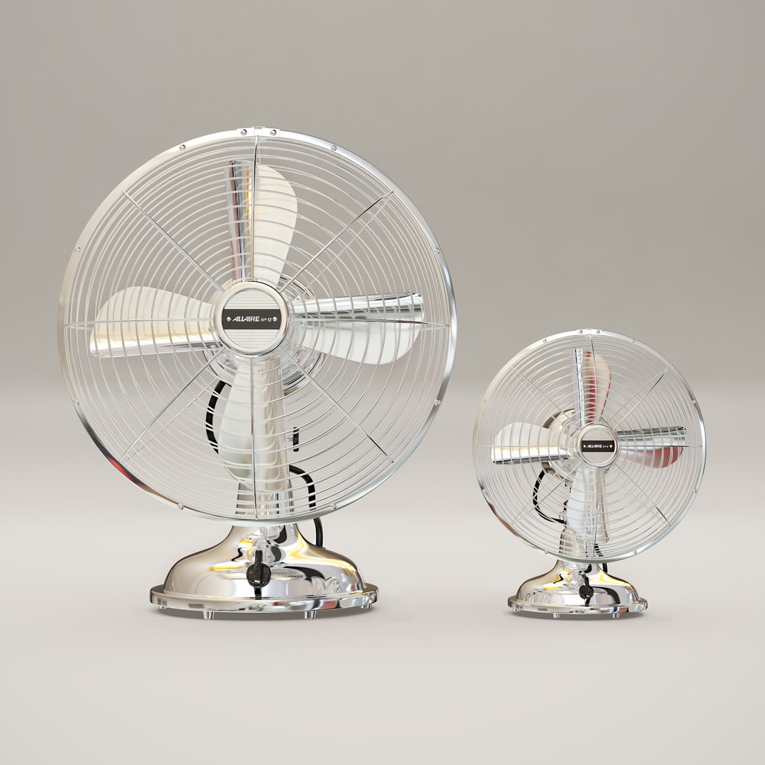 3d model desk fan