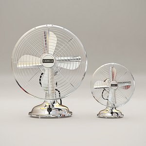 3d model desk fan
