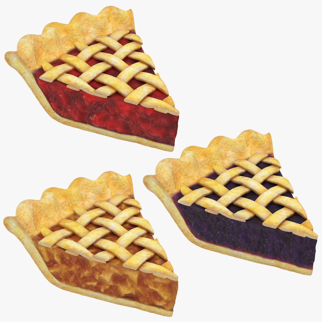 3D Pie Slice Lattice Collection TurboSquid 2072193