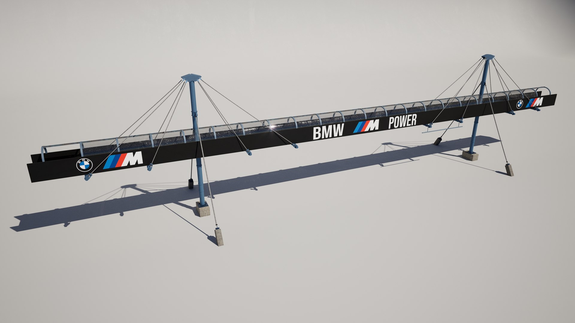 Racetrack Bridge 3D Model - TurboSquid 2461210