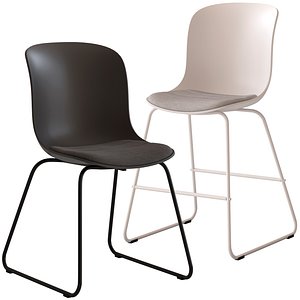 Home Republic Alaska Chair and Stool 3D model