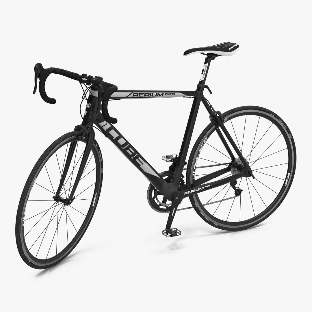 Road Bike Cube Rigged 3D model preview