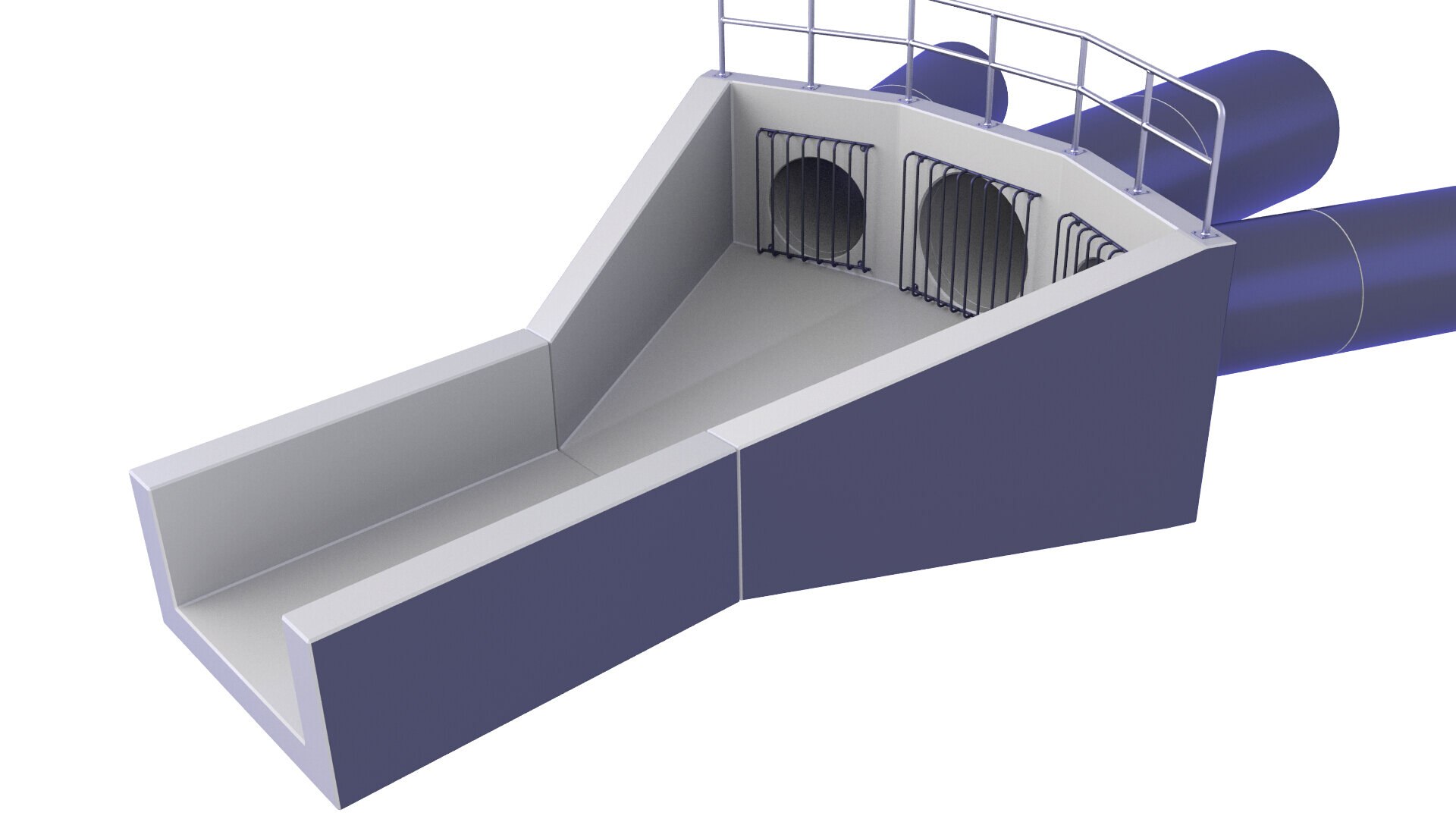 Concrete Storm Water Drainage Outlet 9 3D Model - TurboSquid 1979957