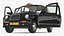 3D London Black Cab Taxi TX1