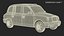 3D London Black Cab Taxi TX1