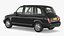 3D London Black Cab Taxi TX1