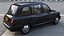 3D London Black Cab Taxi TX1