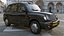 3D London Black Cab Taxi TX1