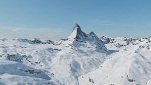 Matterhorn iconic mountain area realistic terrain landscape