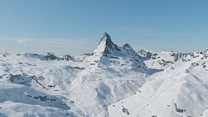 Matterhorn iconic mountain area realistic terrain landscape