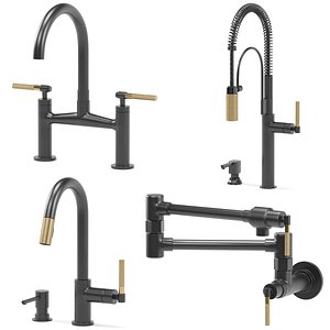 BRIZO kitchen faucets collection 3D