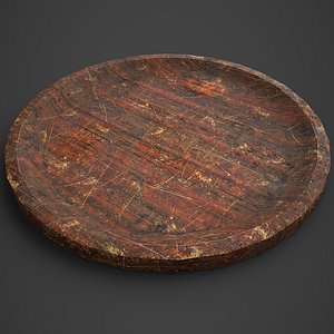 medieval tavern plate 3D model
