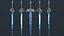 Low-Poly Model - Ice Sword