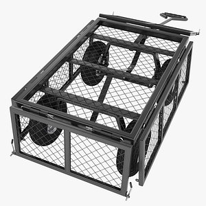 Garden Trolley Open 04 3D model